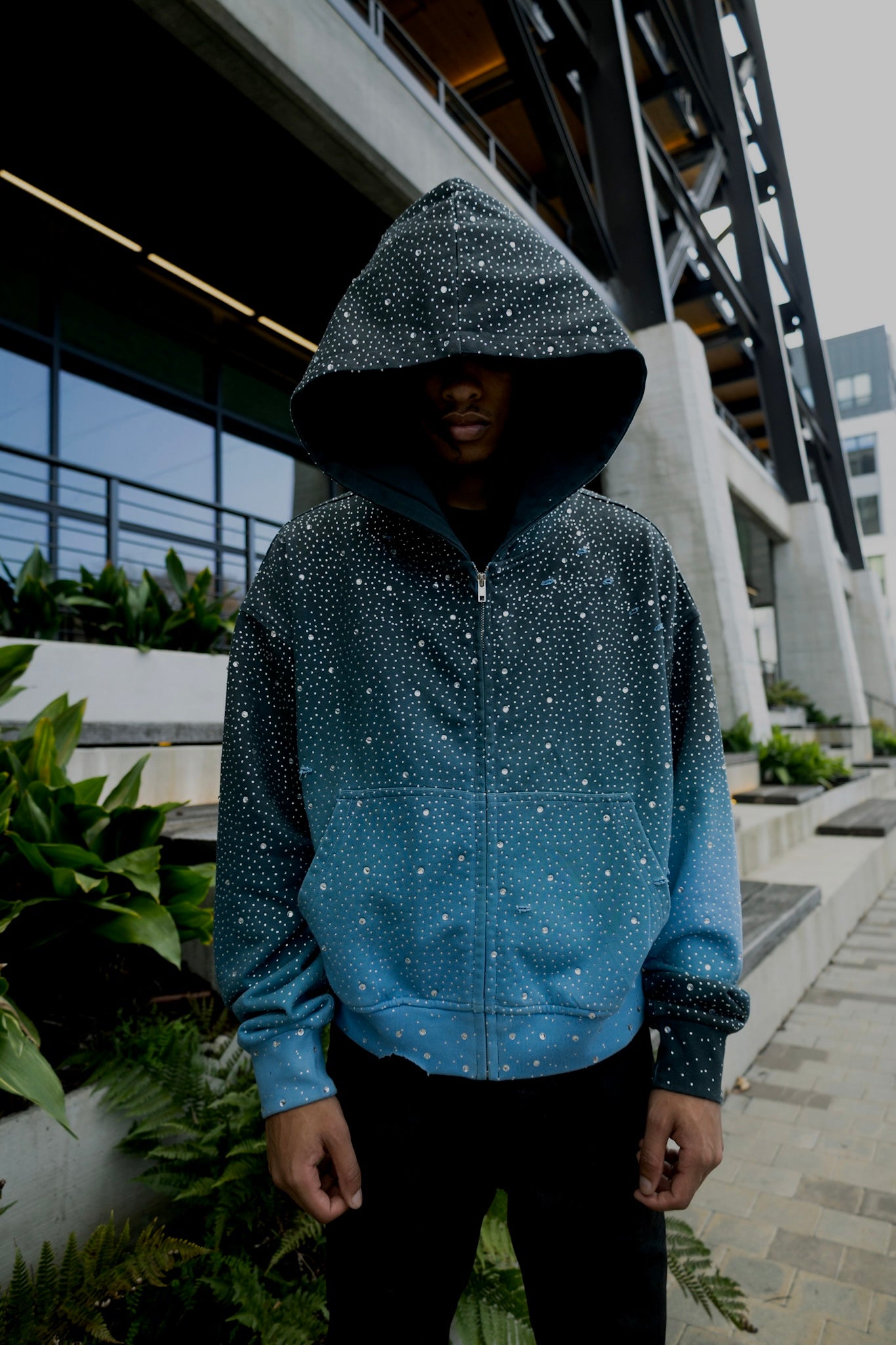 Black Ice Zip Up